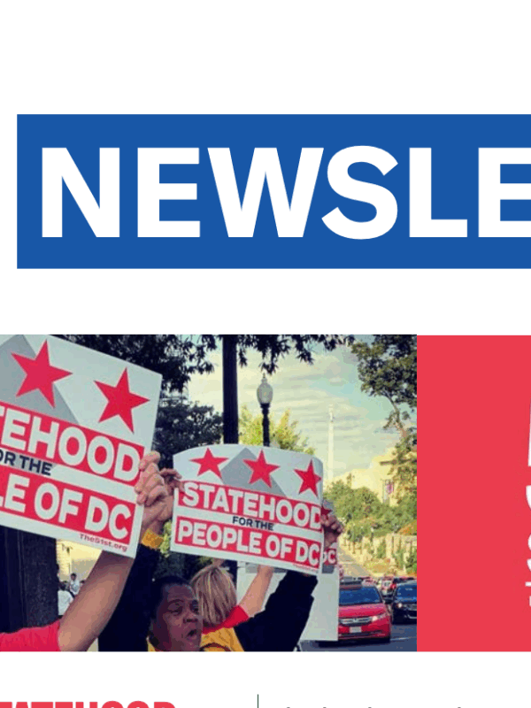 dc statehood newsletter picture