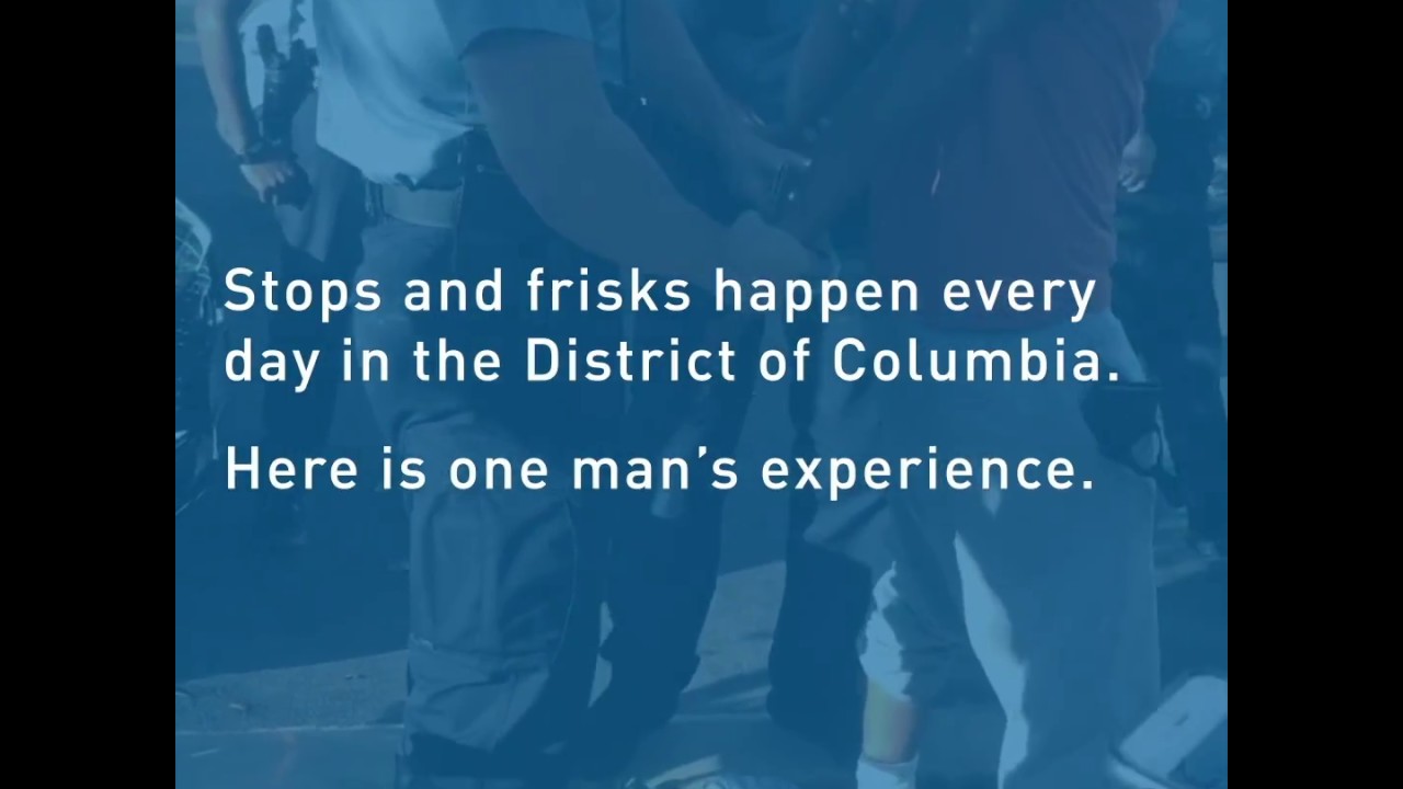 ACLU-DC Sues D.C. Police Officer for Invasive Stop and Frisk