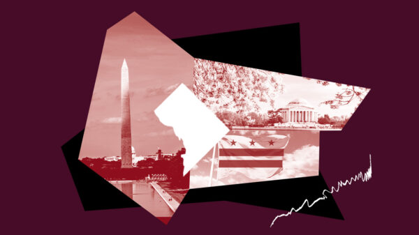 Collage of DC landmarks. Hands off DC action.