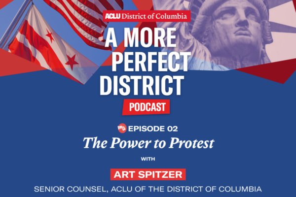 A more perfect district podcast, episode 2, the power to protest with Art Spritzer.