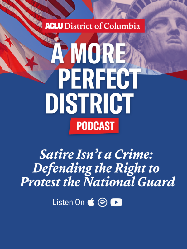Satire Isn’t a Crime: Defending the Right to Protest the National Guard - Episode 3 of the podcast A more prefect district