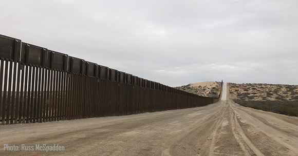 image showing border between New Mexico and Mexico