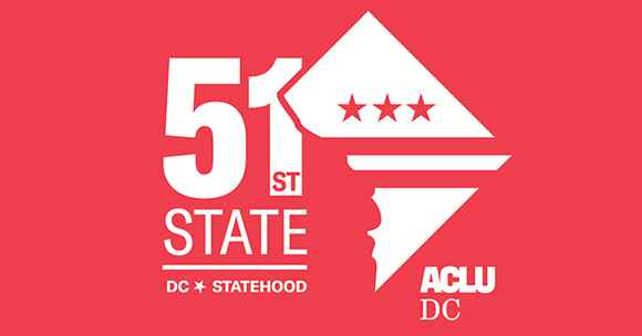 red DC Statehood logo