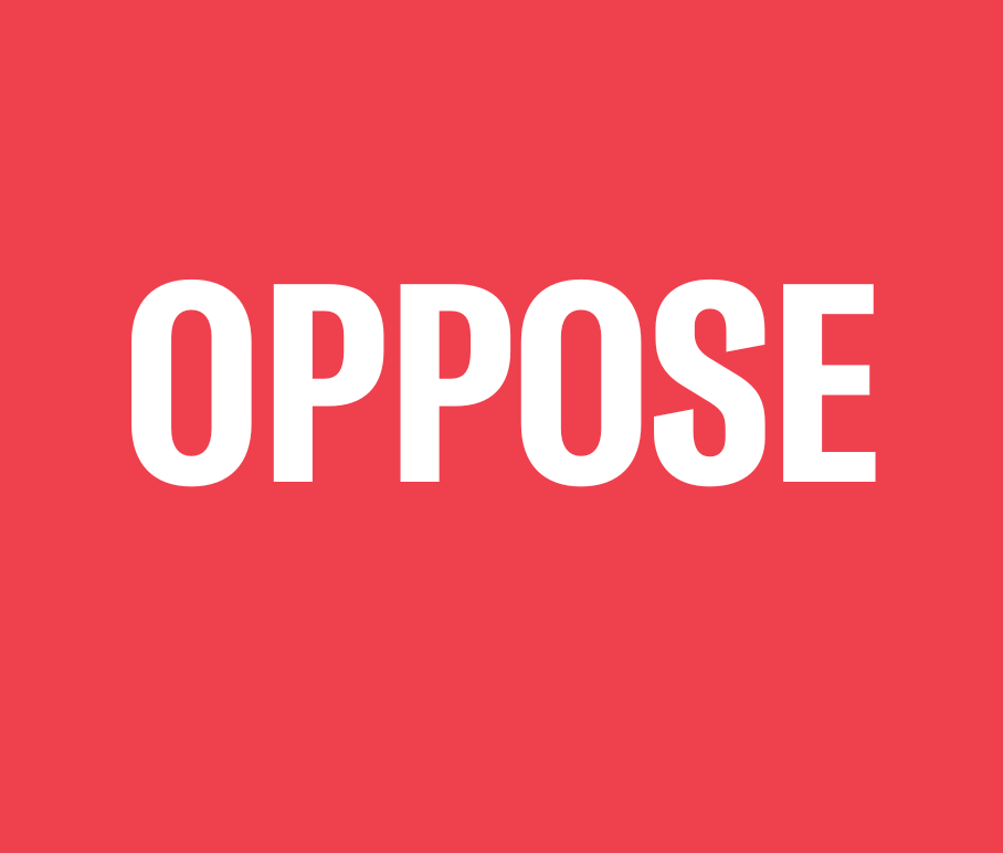 oppose