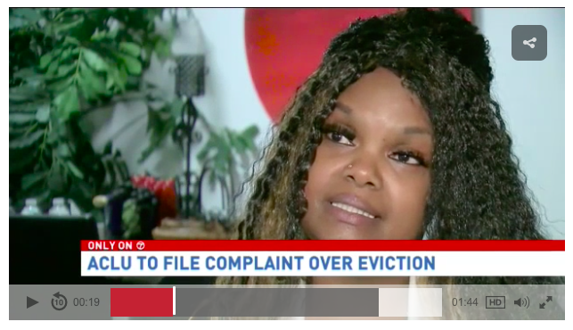 ACLU-DC Filing Complaint in Abusive DC Eviction Case 