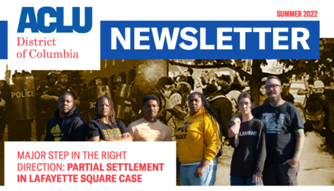 ACLU-DC Summer 2022 Newsletter