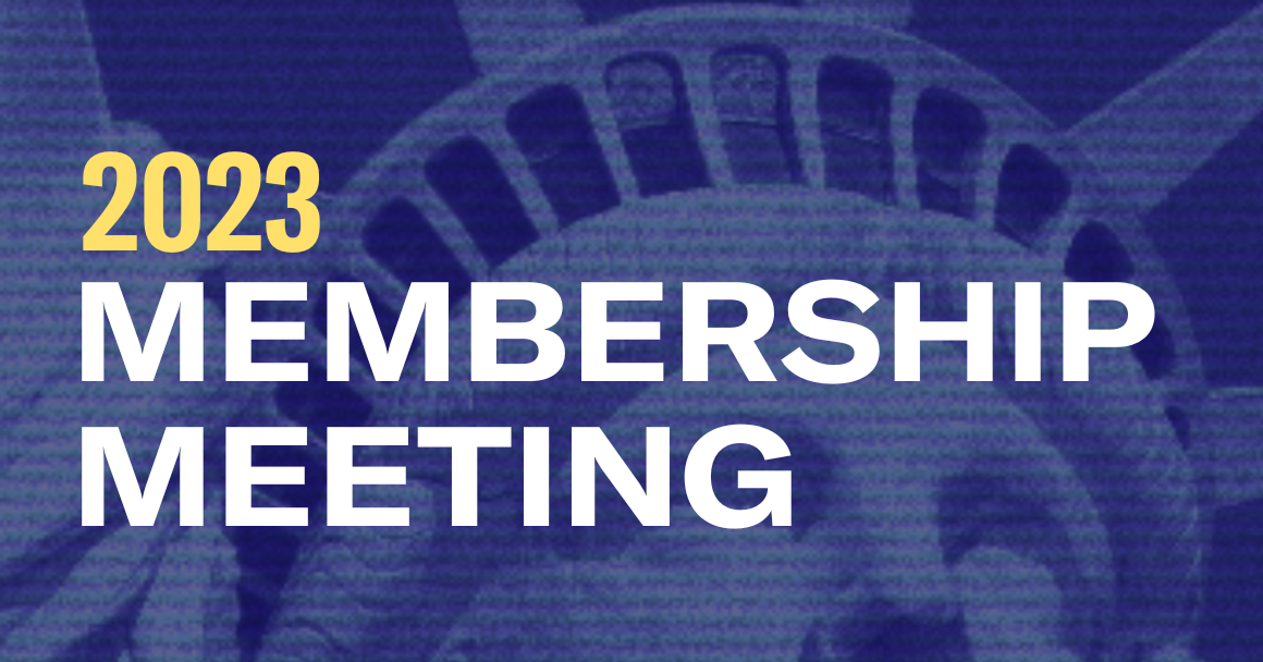 2023 Membership Meeting
