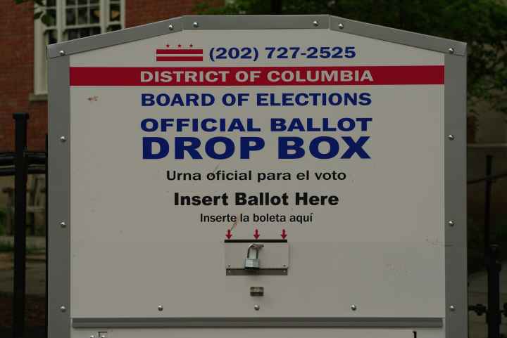 D.C. Official Ballot Drop box