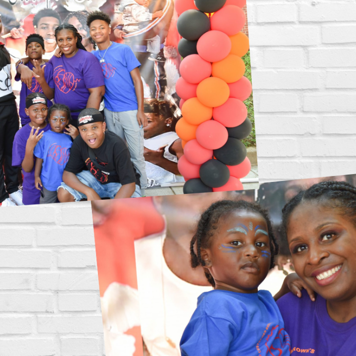 Artecka Brown and 7 other people at a Christopher Brown's Heart Beats event 