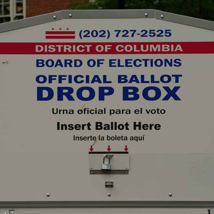 D.C. Official Ballot Drop box