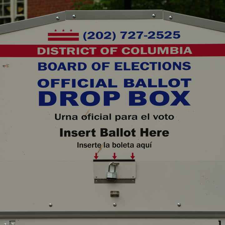 D.C. Official Ballot Drop box